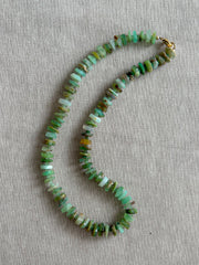 Chrysoprase Heishi Necklace