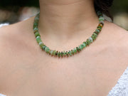 Chrysoprase Heishi Necklace