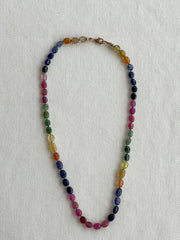 Multi-colored Sapphire Necklace