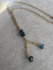 London Blue Topaz Necklace