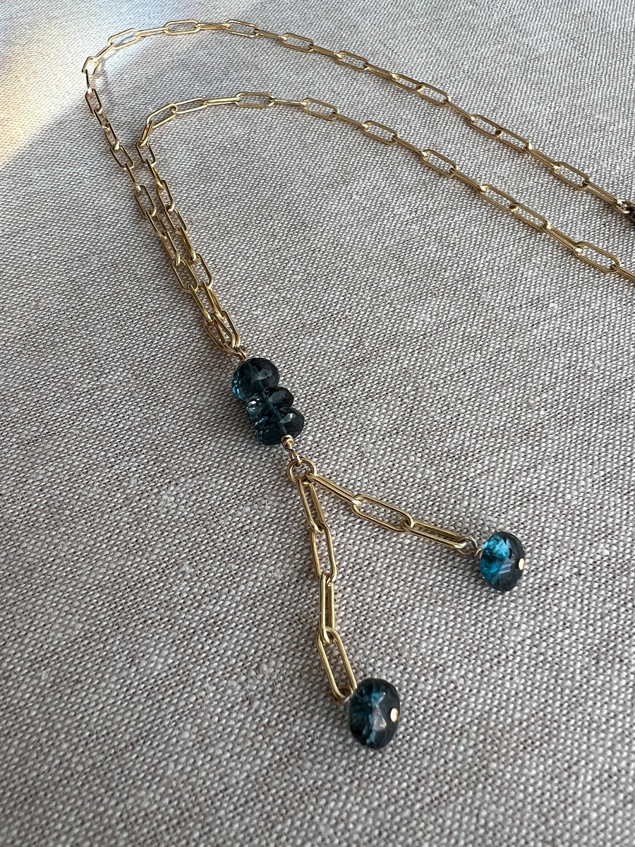London Blue Topaz Necklace