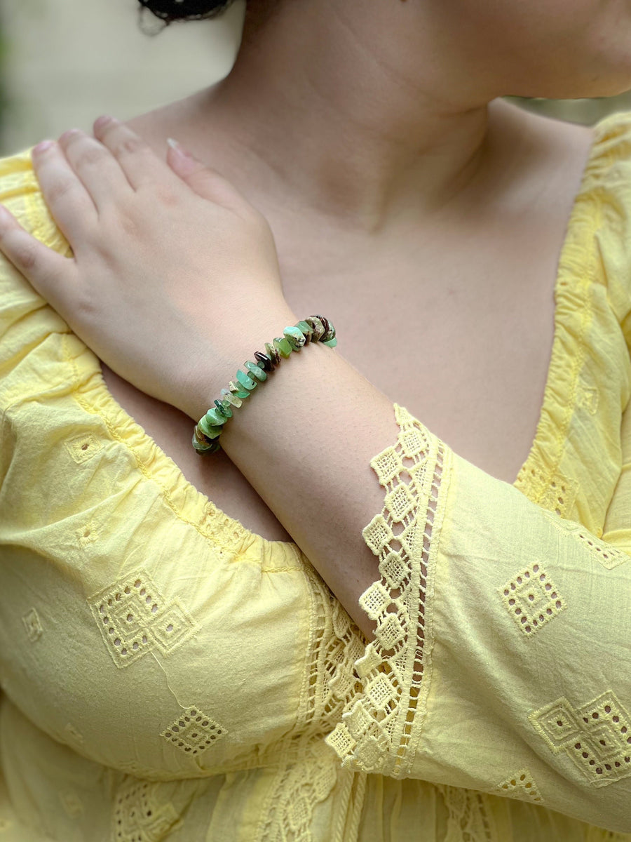 Chrysoprase_bracelet,Gemstone_bracelet,Natural_chrysoprase,May_Birthstone,Mothers_Day,Handmade_jewelry,Chrysoprase_slices,Natural_Gemstones,Boho_bracelet,Summer_Bracelet,Green_Bracelet,Birthstone_Jewelry,Green_Gemstones