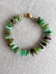 Chrysoprase Heishi Bracelet