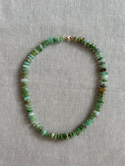 Chrysoprase Heishi Necklace