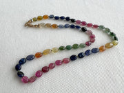 Multi-colored Sapphire Necklace