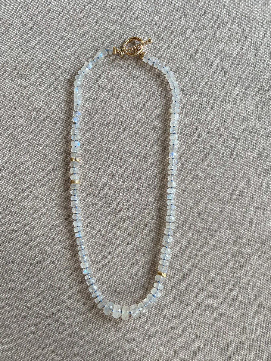Rainbow Moonstone Necklace