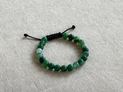 Green Agate Adjustable Slide Bracelet