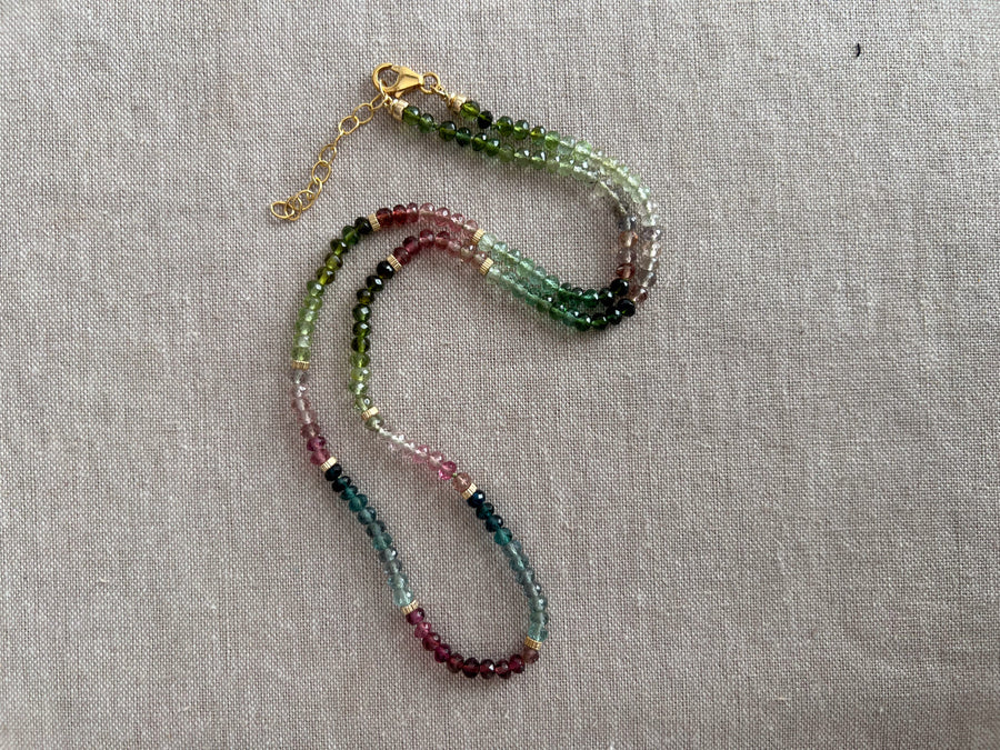 Dainty Afghani Tourmaline Necklace