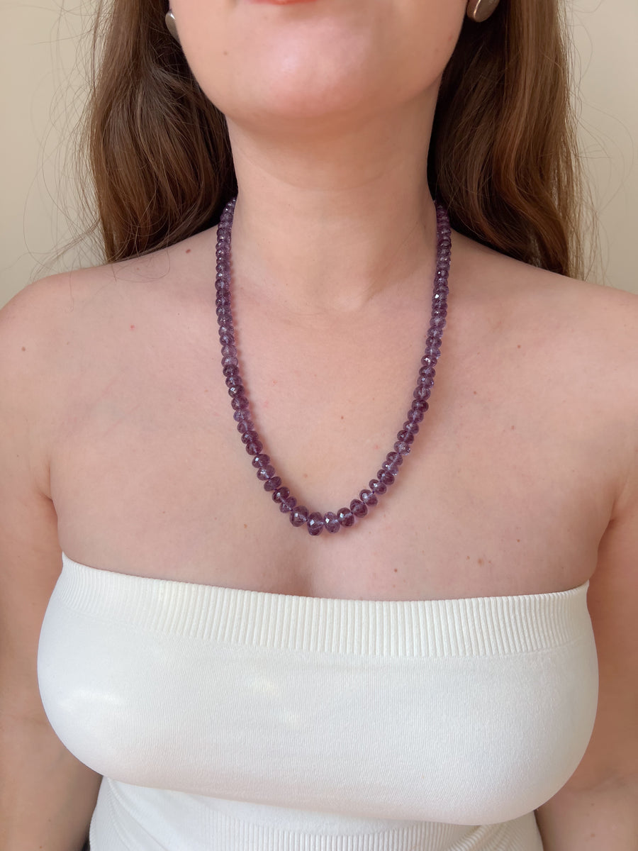 Alexandrite Necklace, Lab Grown Alexandrite