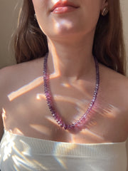 Alexandrite Necklace, Lab Grown Alexandrite