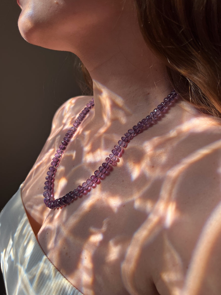 Alexandrite Necklace, Lab Grown Alexandrite