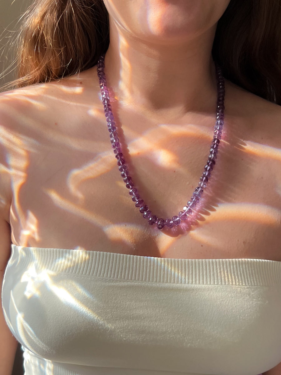 Alexandrite Necklace, Lab Grown Alexandrite