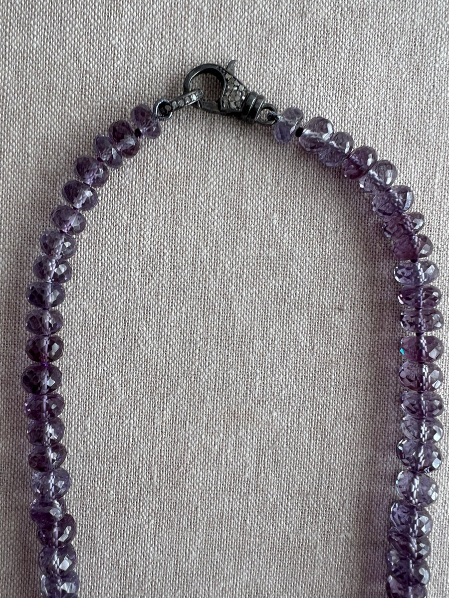 Alexandrite Necklace, Lab Grown Alexandrite