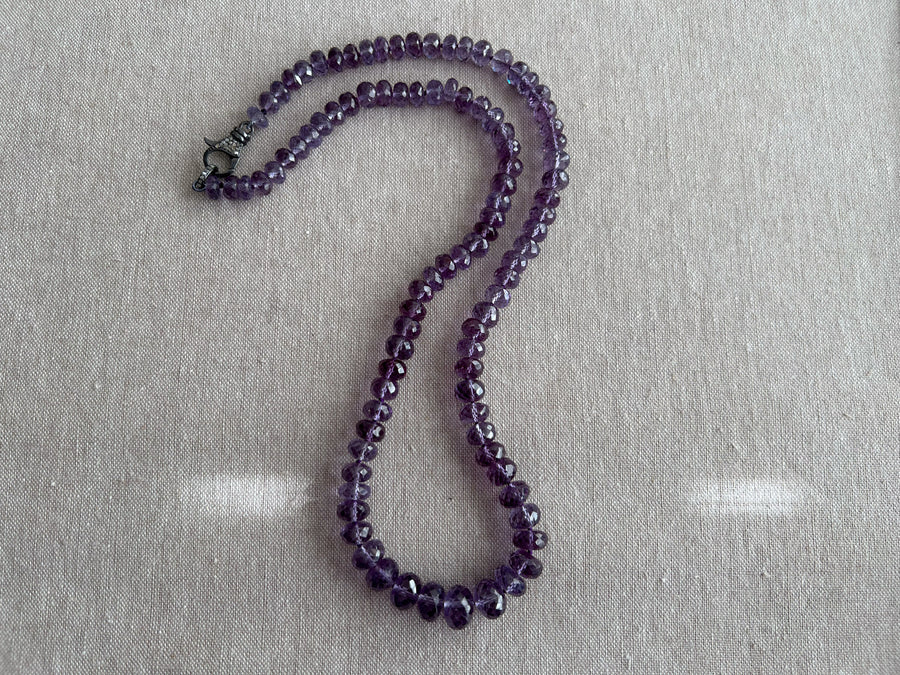 Alexandrite Necklace, Lab Grown Alexandrite
