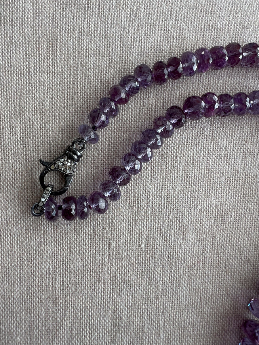 Alexandrite Necklace, Lab Grown Alexandrite