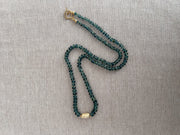 Bio Kyanite Necklace with Gold Accent