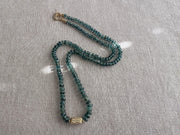 Bio Kyanite Necklace with Gold Accent