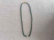 Bio Kyanite Necklace with Gold Accent