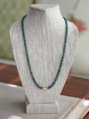 Bio Kyanite Necklace with Gold Accent