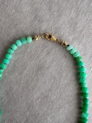 Chrysoprase Shaded Necklace