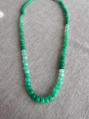 Chrysoprase Shaded Necklace