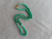Chrysoprase Shaded Necklace