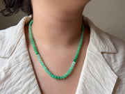 Chrysoprase Shaded Necklace