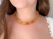 Citrine Bolts Choker, Fine Gemstone Jewelry