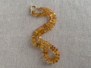 Citrine Bolts Choker, Fine Gemstone Jewelry