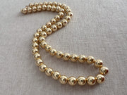 Gold Bead Necklace