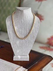 Gold Bead Necklace