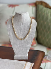 Gold Bead Necklace