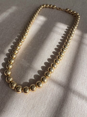 Gold Bead Necklace