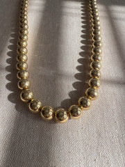 Gold Bead Necklace