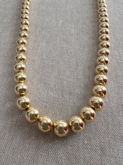 Gold Bead Necklace