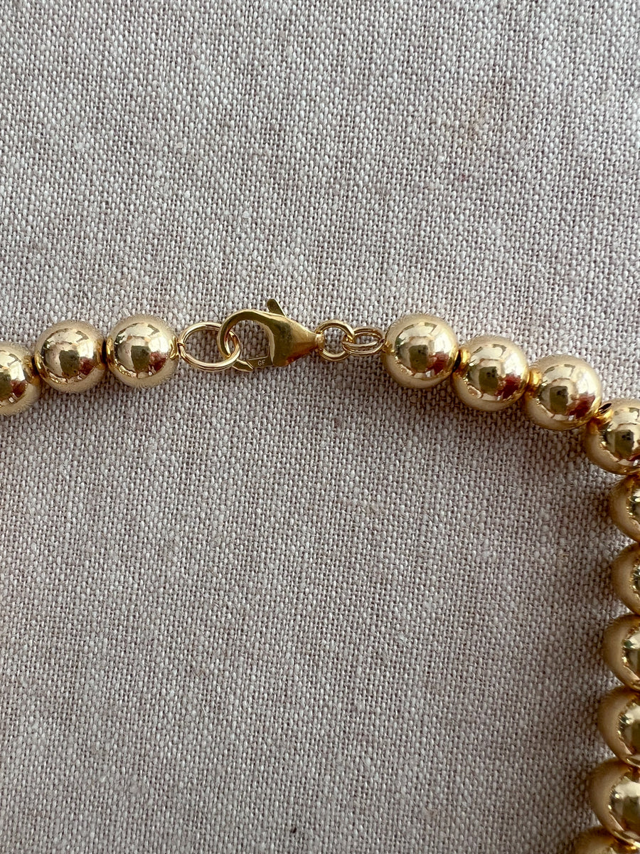 Gold Bead Necklace