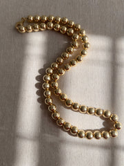 Gold Bead Necklace