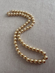 Gold Bead Necklace