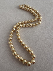 Gold Bead Necklace