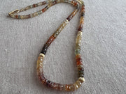 Golden ZIrcon Multi Color Necklace