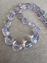 Lavender Quartz Nuggets Necklace