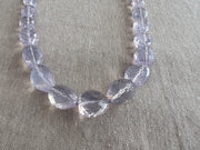 Lavender Quartz Nuggets Necklace