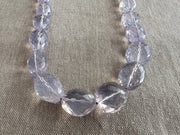 Lavender Quartz Nuggets Necklace
