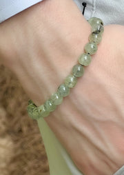 Men's Prehnite Bracelet