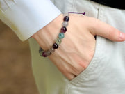 Men's Fluorite Adjustable Bracelet