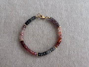 Multi Color Spinel Bracelet, Boho Gemstone Jewlery