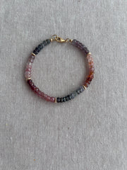 Multi Color Spinel Bracelet, Boho Gemstone Jewlery