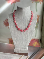 Rhodochroiste Nuggets Necklace