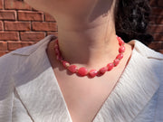 Rhodochroiste Nuggets Necklace