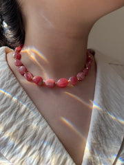 Rhodochroiste Nuggets Necklace